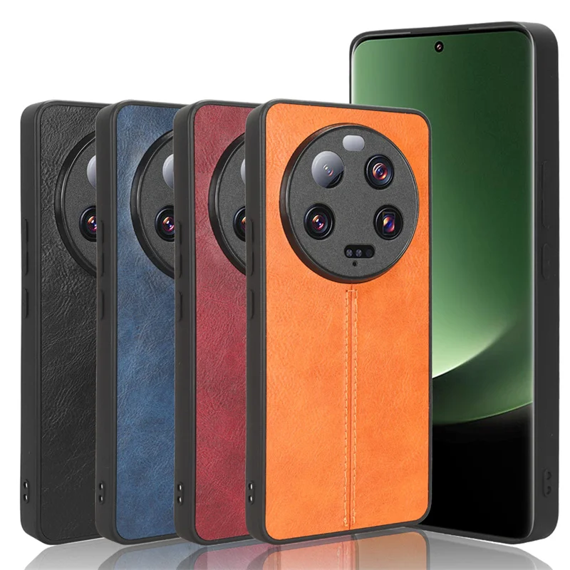 Vestito Per Xiaomi 13 Ultra Luxury Car Line Custodia Posteriore In Pelle Per Xiaomi 13 Ultra 5G Skin Pu Phone Case
