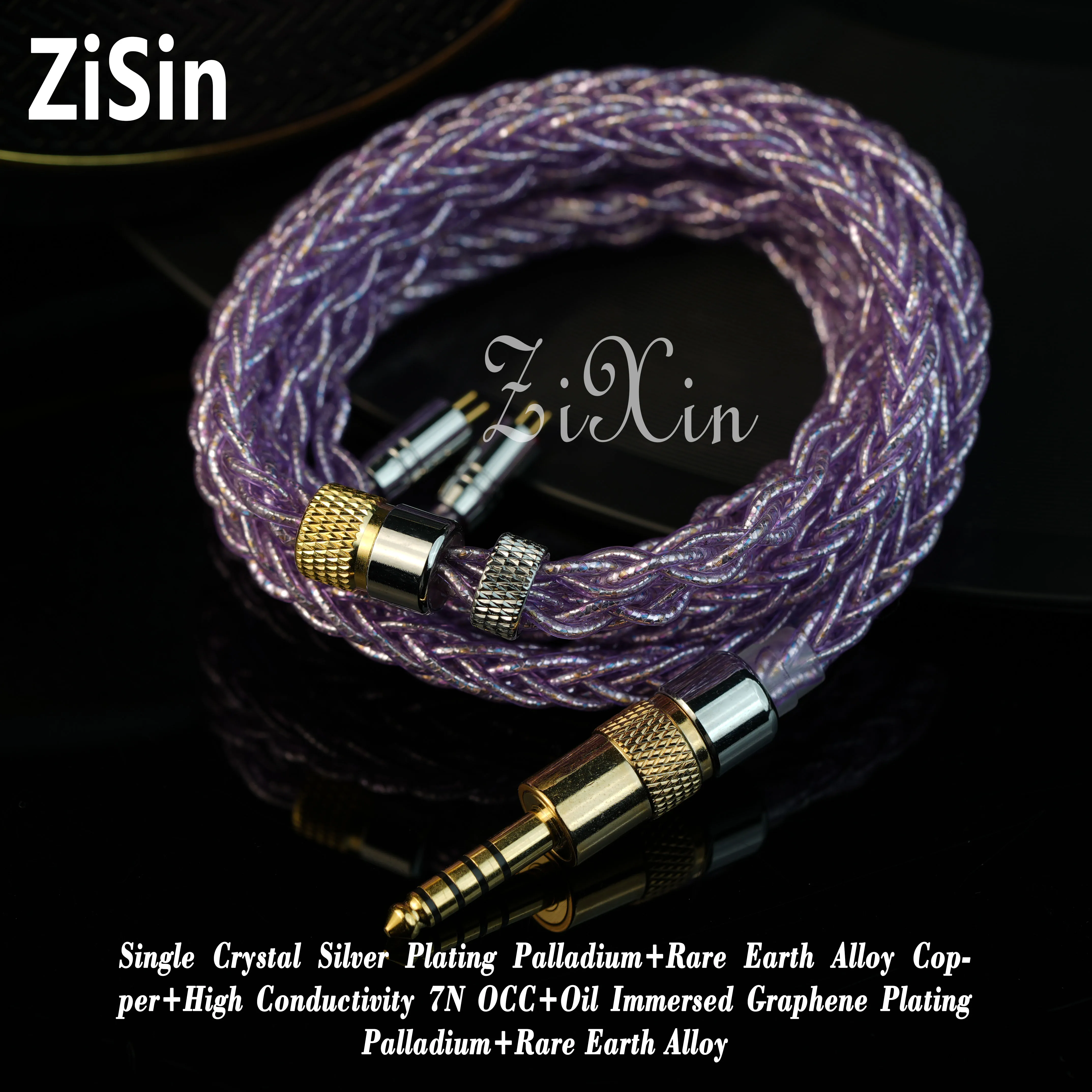 Zisin 01 8コアフラッグシップマルチ要素Hi-fiイヤホンアップグレード