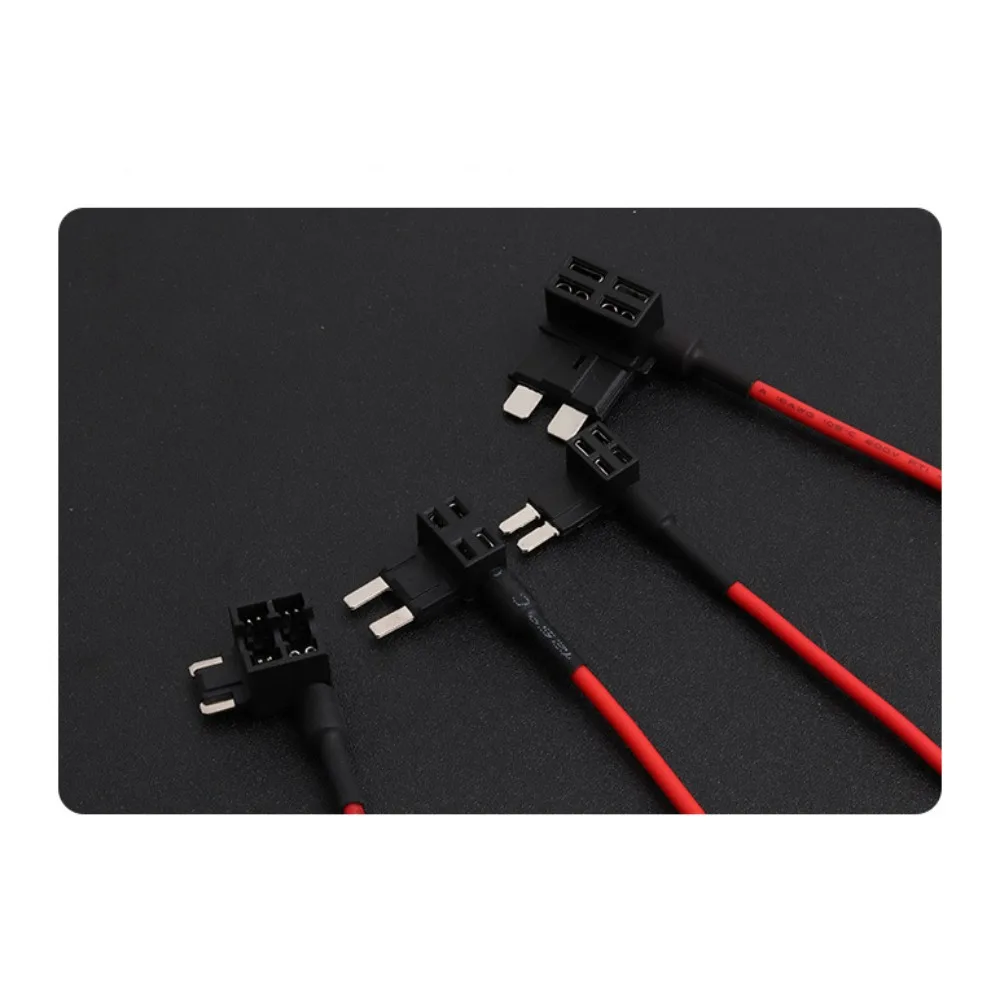 Durable Mini Small Medium Automotive Fuse Box Metal 32V Car Fuse Holder Black TAP Adapter Circuit Adapter