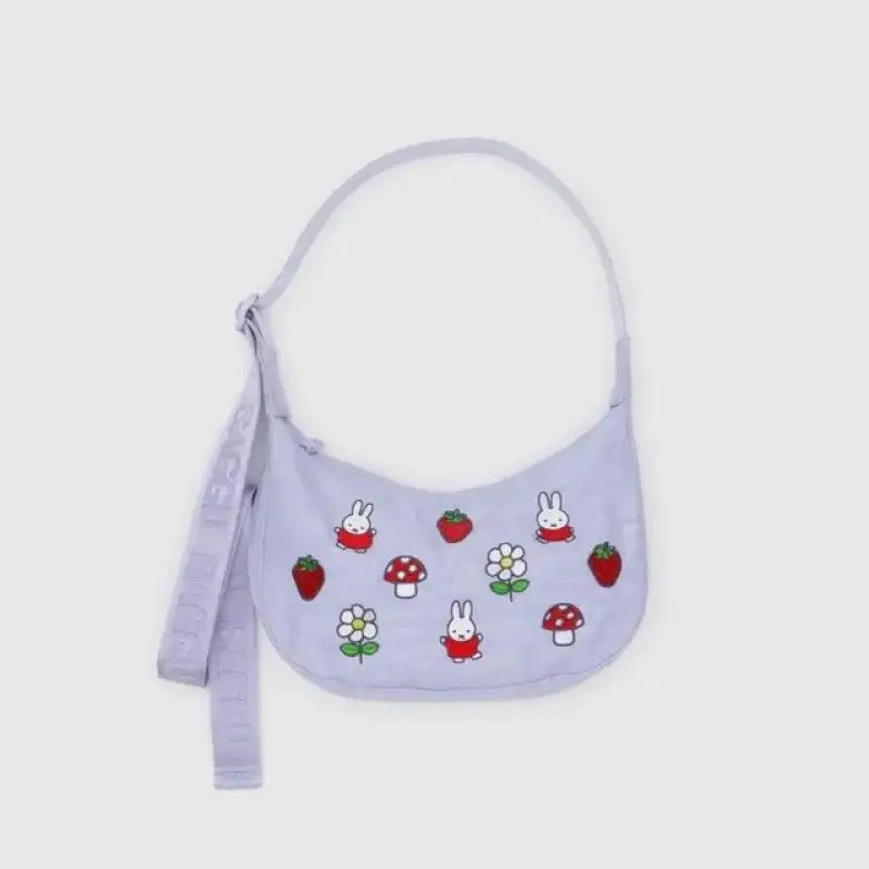 Miffy Embroidered Cute Cartoon Shoulder Bag - Large Capacity Kawaii Handbag & Holiday Gift