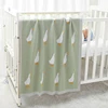 Newborn Baby Blanket Dual-Use Cotton Knitting Infant Kids Boys Girls Cartoon Monthly Stroller Bedding Swaddle Wrap Plaid 90*70cm 1