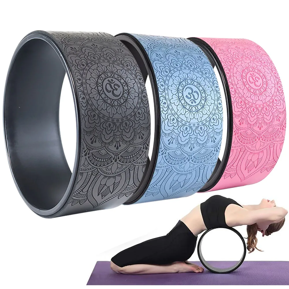 Yoga Wheel Yoga Wheel 12.2 Inch Yoga Wheel Strong Comfortable Dharma Prop For Back Pain Myofascial Release