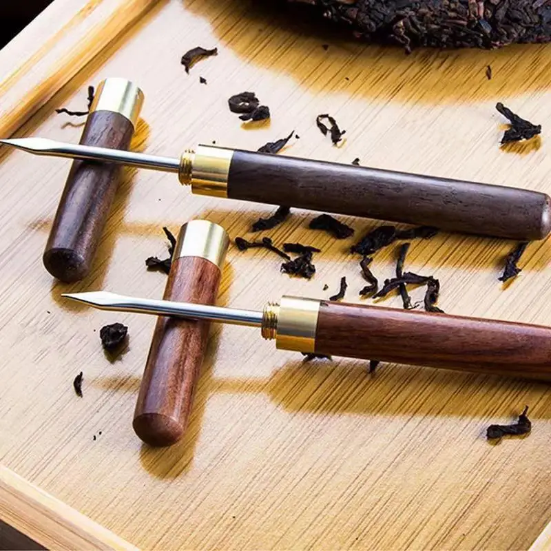 Chinese Tea Knife Needle Yunnan Puer Knife Shu Shen Raw Puerh Tea Cake Pu Er Erh Cube Cutters Brick Tools Accessories