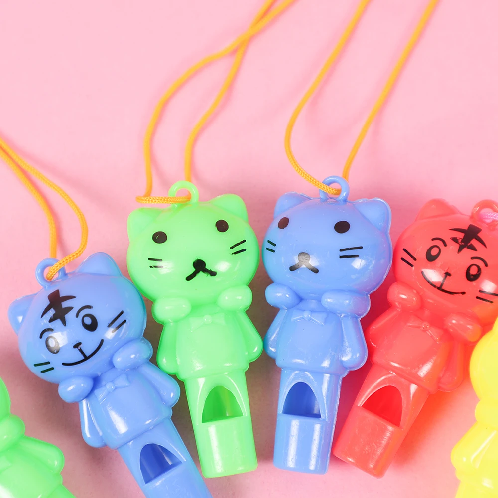 Cute Cat Football Whistles 20Pcs for Kids Birthday Party