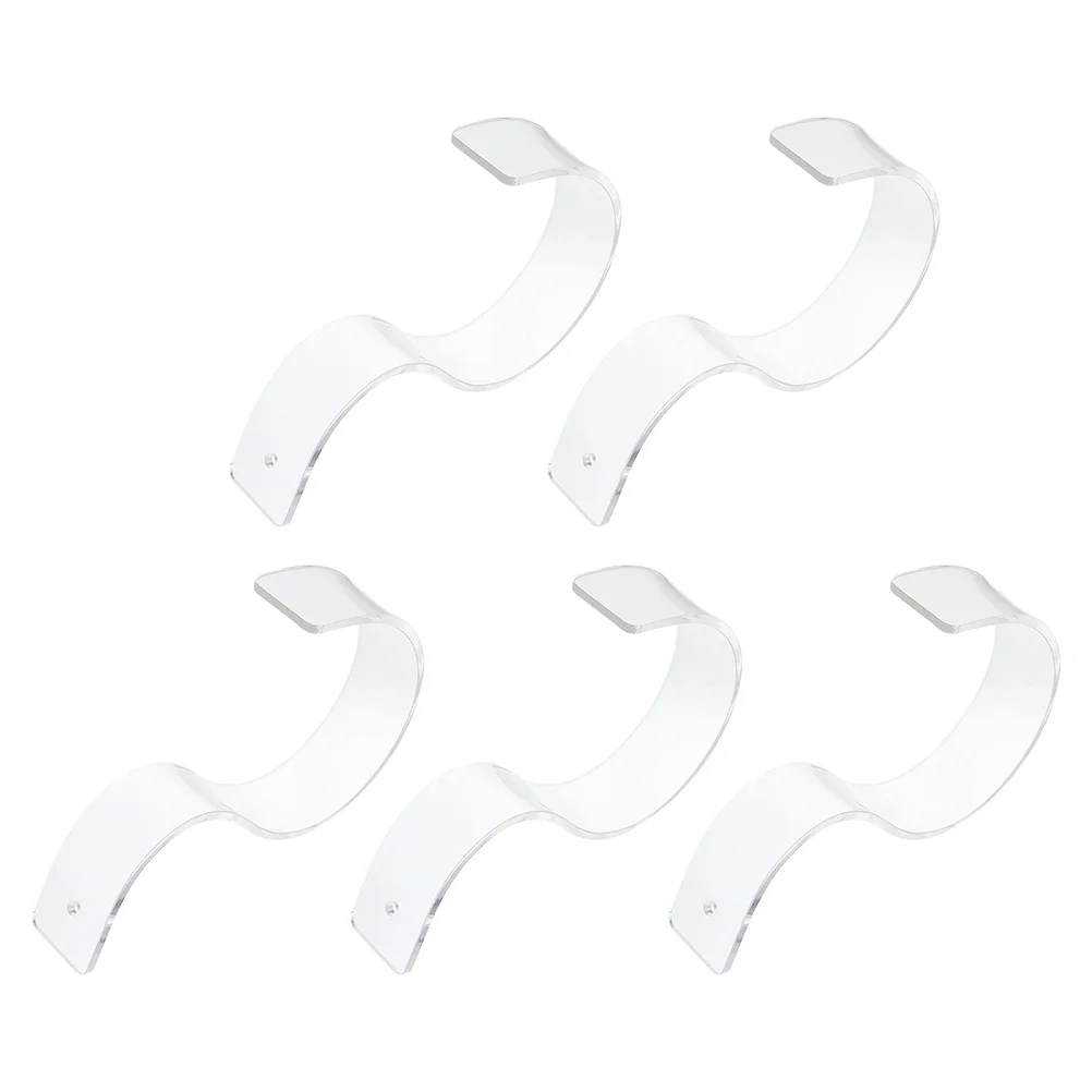 

2/5pcs Acrylic Belt Display Rack Shop Belt Display Stands Belt Storage Racks Acrylic Belt Brackets Belt Waistband Stand