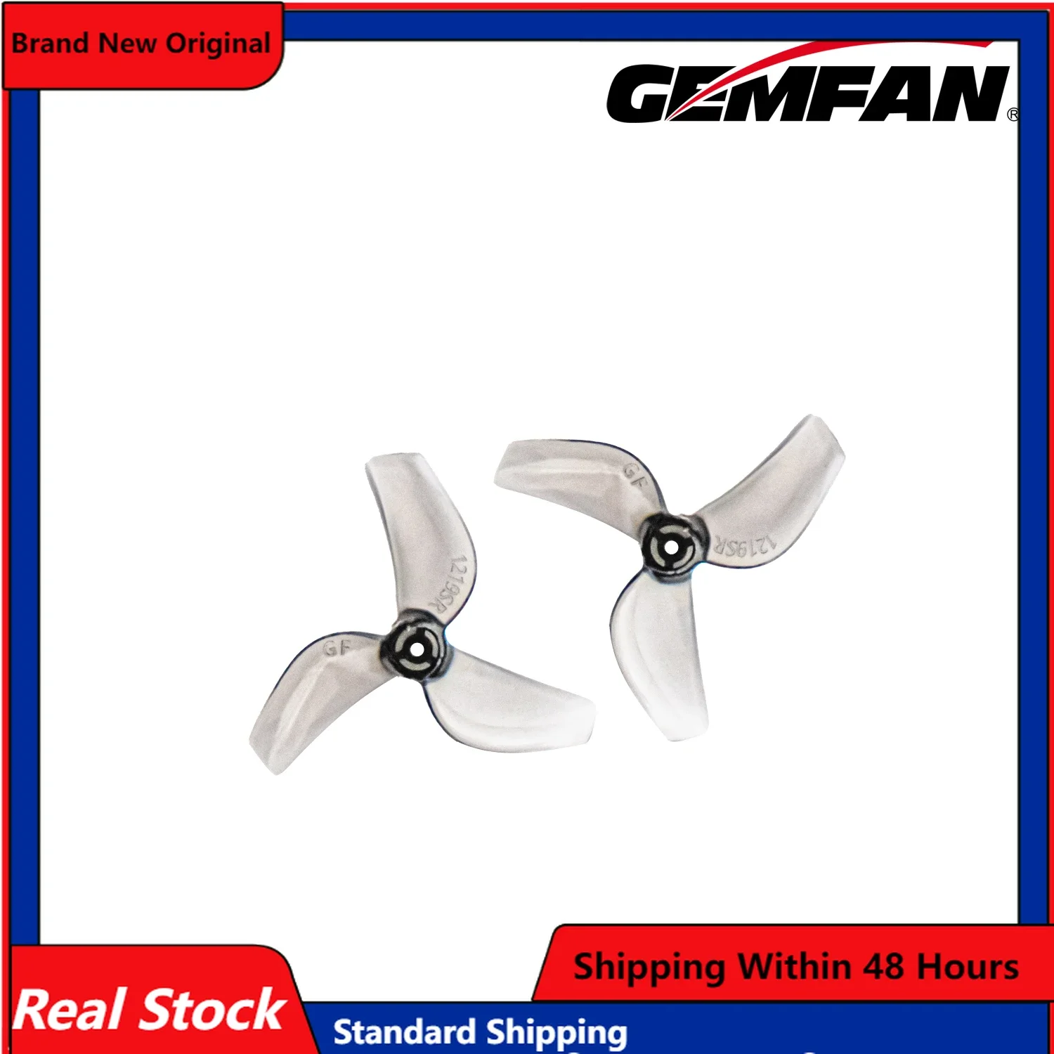 

8 пар (8CW + 8CCW) Gemfan 1219S 31 мм 3-лопастный Сверхлегкий Пропеллер для FPV Tinywhoop Micro Drone 0702 29000KV DIY запчасти
