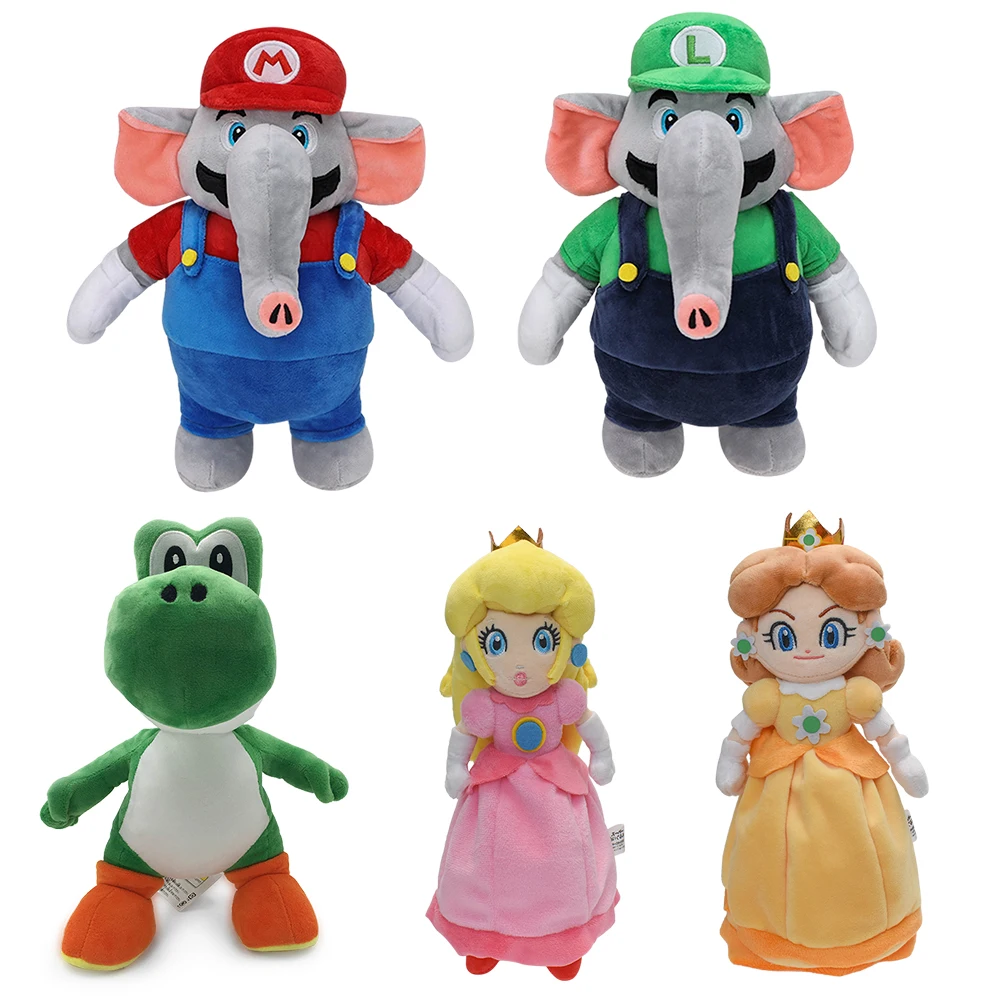 Super Mario Bros. Wonder Peluche Mairo Luigi Principessa Peach Daisy Toad  Toadette Yoshi Bambole di pezza morbide Nabbit Skedaddlers - AliExpress, image size:1000x1000