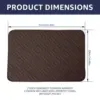 3/5Pcs Recliner Headrest Protector Soft Polyester Sofa Headrest Cover 22x15inch Anti Cat Scratching Sofa Protective Mat for Home 3