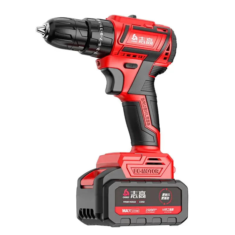 21V Brushless Impact Drill Cordless Electric Screwdriver Wireless Power Driver DC Lithium ion Battery 3/8-inch Electric Drill ekiiv bit impact brushless cordless 20v lithium ion battery electric driver impact combination kit brushless wireless bit kit