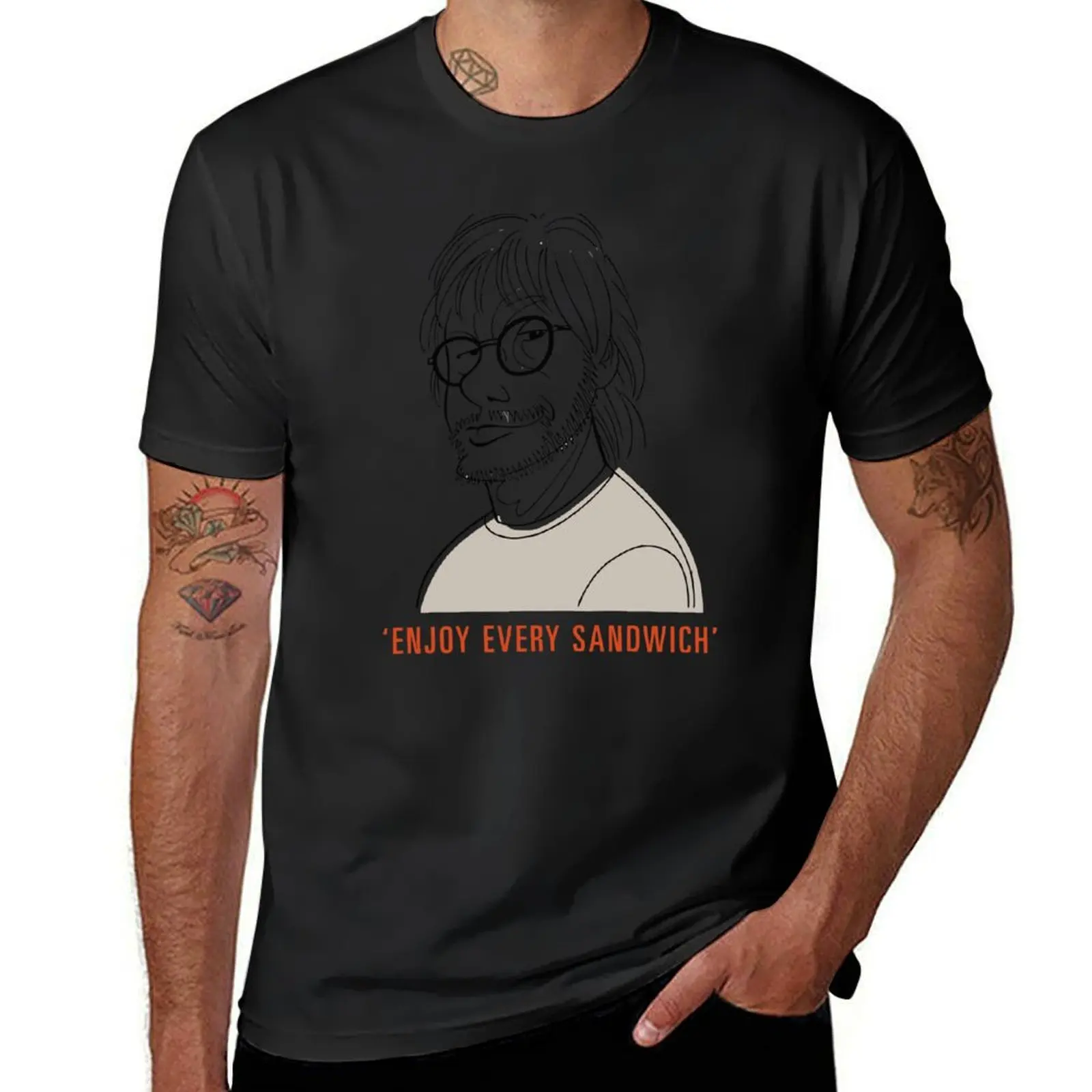 

Enjoy every sandwich T-Shirt graphics Aesthetic clothing t shirt for men