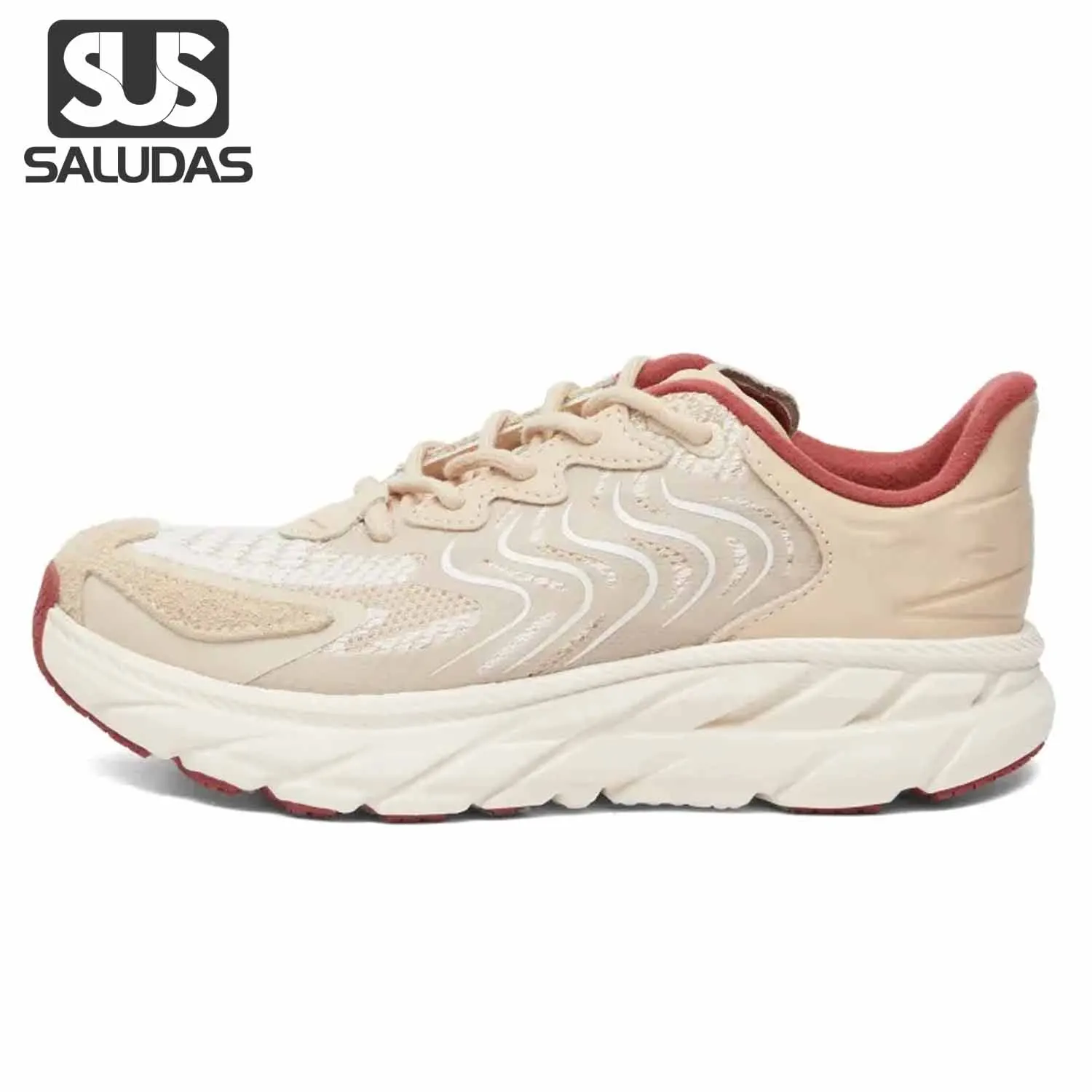 

SALUDAS Original Running Shoes Men and Women Retro Breathable Sports Casual Shoes Buffer Rebound Marathon Training Running Shoes