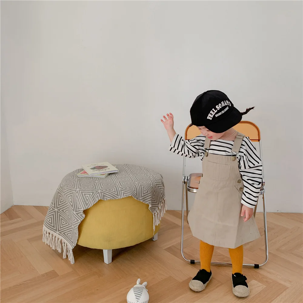 boy kid suit 1369B Children Clothes Striped T Shirt Solid Color Pants 2022 Spring Children's Striped Pullover Boy Girl Solid Color Trousers pajamas for newborn girl 