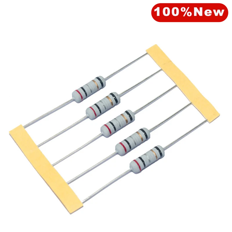 10-100pcs Wire Fuse Wirewound Resistor 1/4W 0.5W 1W 2W 3W 10&Omega; 20 22 33 39 47 51 68ohms 100R 10R 20R 22R 33R wirewound resistor