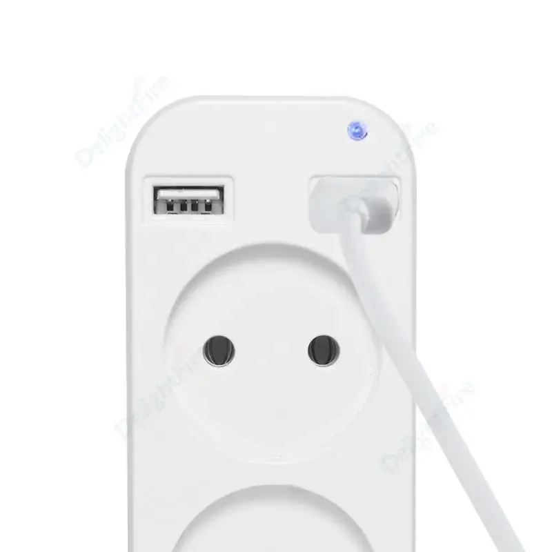 EU 플러그 어댑터 벽면 콘센트 USB 1 2 웨이 유럽 표준 확장기 소켓 2 USB 포트 전원 스트립 AC 변환 어댑터