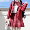 Japanese Jk Uniforms Students 13 Colors Red/Pink/Black Blazer High School Jacket Girls College Style Autumn Suit School Uniforms 1