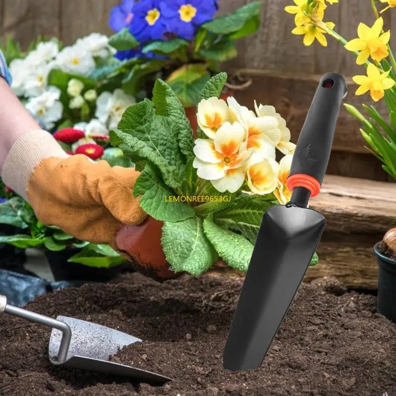 K92E Small Rakes Shovel Spades Multifunction Hand Planting Tool ABS Handle for Gardening
