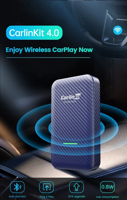 Carlinkit 4.0 CarPlay sans Fil/Adaptateur Automatique Android sans Fil pour  Voiture CarPlay Filaire d'usine, Toute Nouvelle Mise à Niveau, Plug and  Play, Compatible avec Mercedes/VW en destockage et reconditionné chez  DealBurn