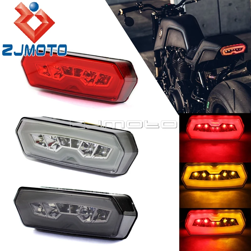 

Мотоцикл LED задний стоп-сигнал для Honda гром 125 2013-2016 CB650F CBR650F 14-2015 CTX700N 2013-2015 Интегрированный задний фонарь светильник