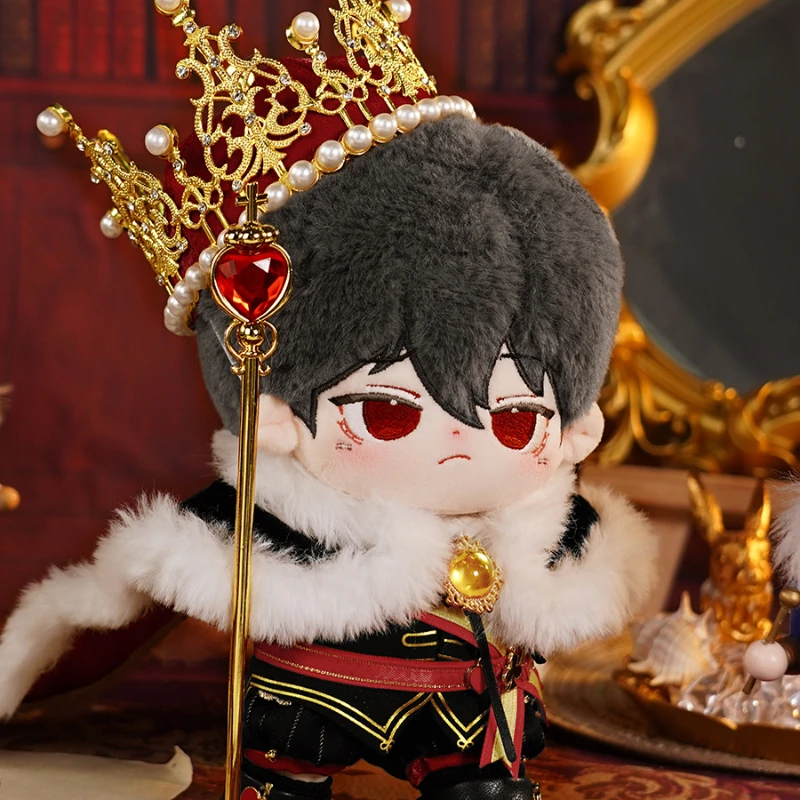 

Handmade 10pc 20cm Doll Clothes Gorgeous Poker Kingdom Series Spades King Suit Cos Outfit Crown Scepter Accessories No Doll