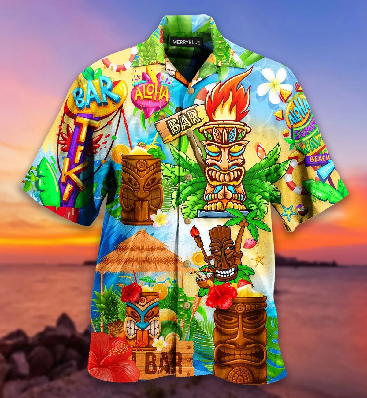 

Casual and breathable 3D printed fashionable shirt for men with short sleeves