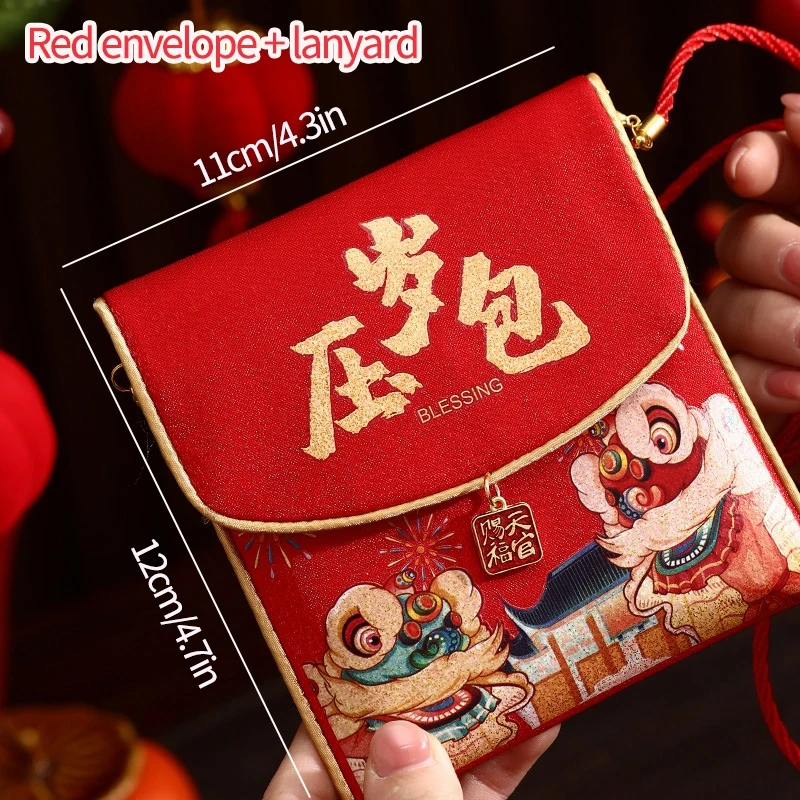 36 Rote Glücksumschläge Für Chinesisches Neujahr 2025 – Mit Mondschlange-Motiv, Für Geldgeschenke, Hong Bao
