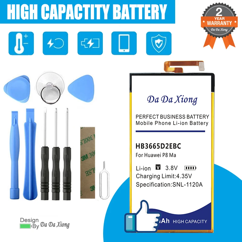 

High Quality 3.8V 4230mAh HB3665D2EBC For Huawei MediaPad T2 7.0 Pro PLE-701L PLE-703L Replace The Battery + Tool