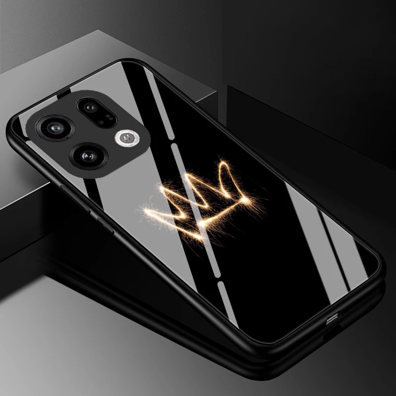 Premium Tempered Glass Hard Back Bumper Case Cover