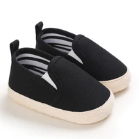 Spring and Autumn Fashion Canvas Baby Shoes for Boys and Newborns Soft Sole Non slip Walking Shoes for Preschool Children 2