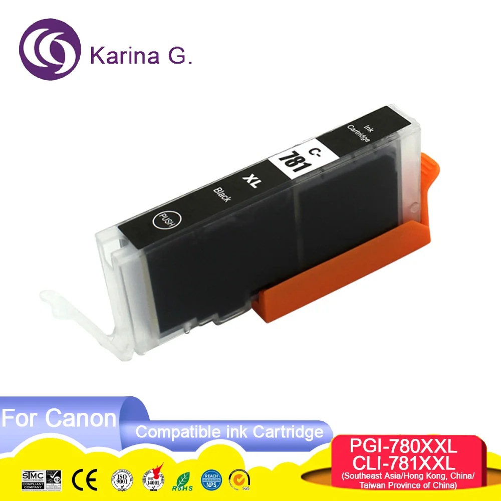 PGI 780 CLI 781 XXL 780XL 781XL PGI780 CLI781 PGI-780 CLI-781 Compatible Ink Car