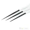 3Pcs Acrylic Nail Art Brush Liner Painting Drawing Pen Manicure Tool Set Kit 4