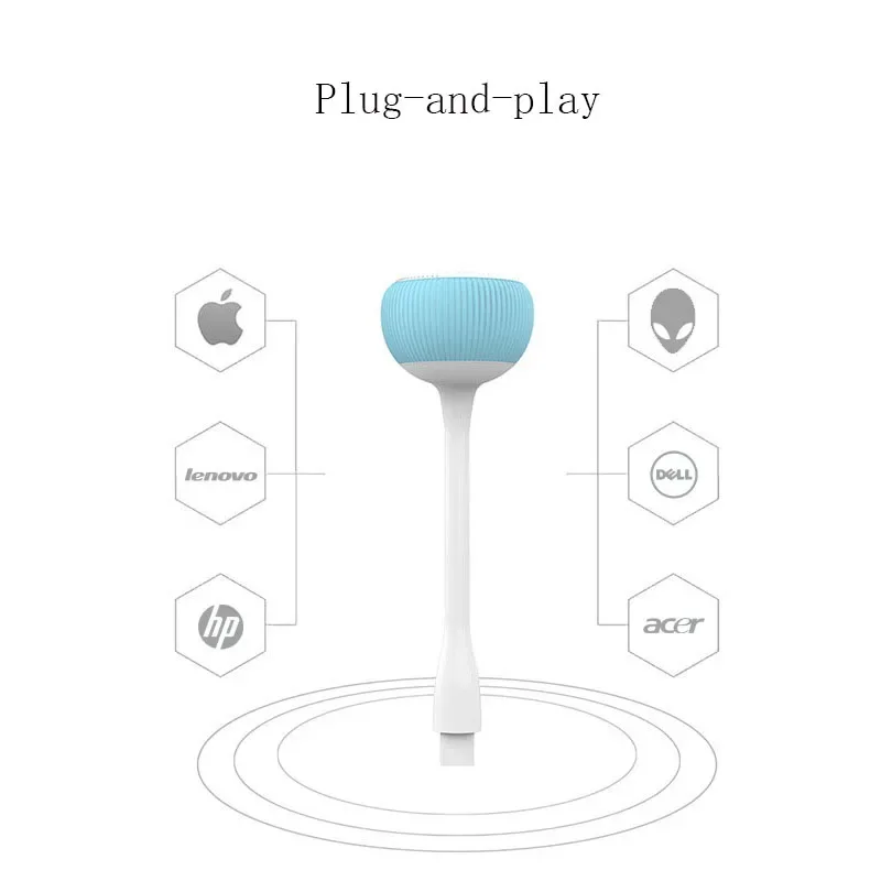 미니 USB 컴퓨터 스피커 HIFI 서브우퍼 오디오 스피커 USB 전원 공급 음악 증폭기 노트북 컴퓨터용 라우드스피커