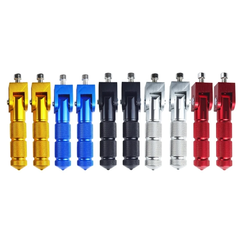 8mm Universal Pedals Folded Footrest Footpeg Compatible Motorcycles Bicycles Electric Vehicles Mopeds Karts Scooters motorcycle accessories motorcycle footrests motorcycle foot pedals