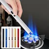 USB Rechargeable Lighter Kitchen Electric Arc Ignition Windproof Pulse Flameless Plasma Ignition Candle Lighters Outdoor BBQ 1