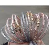 3pcs/set Rhinestone Crystal Bangles Bless Tibetana Temple Buddha Girl Bracelet Glitter Jelly Bangles Bracelet for Women Jewelry 1