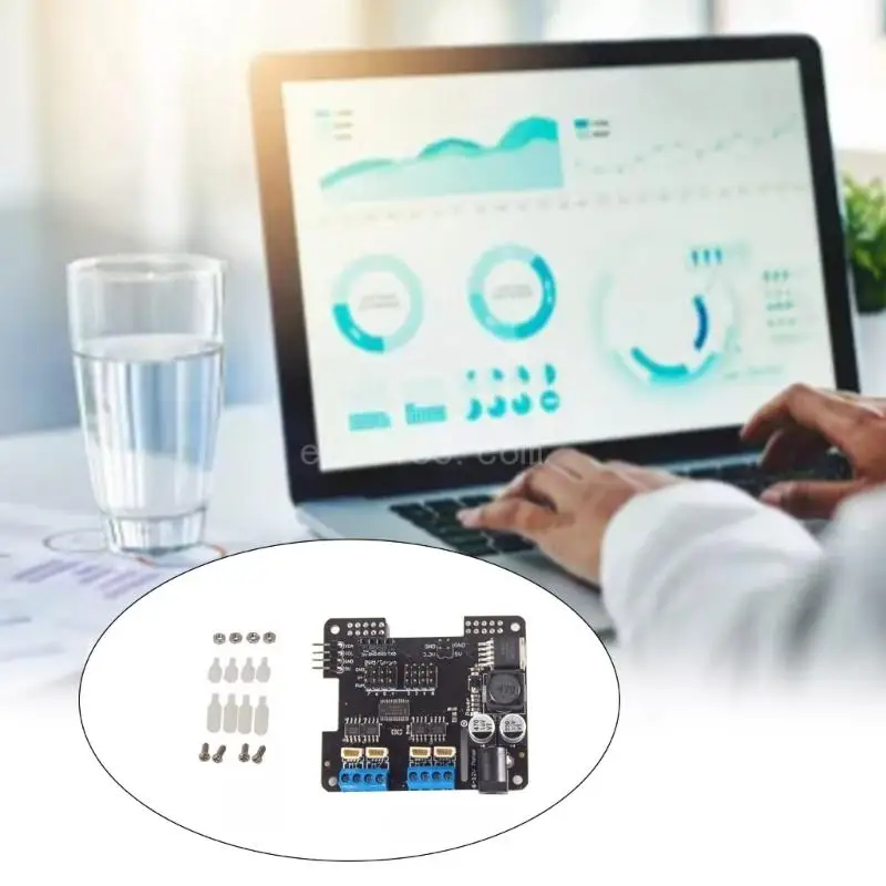 

Платы расширения HAT для шагового двигателя, поддержка Raspberry 4B/3, встроенная схема регулятора напряжения, простота в