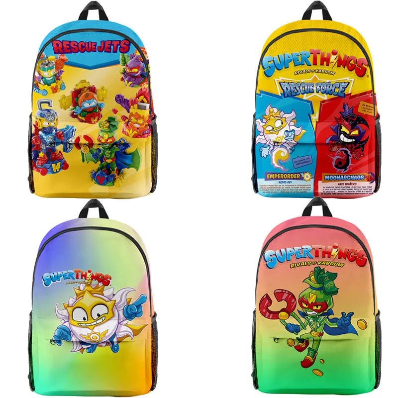 

Cartoon Game Superzings 10 Backpacks for Student Boys Girls School Bags Kids Daily Bookbag Children Super Zings Backpack Mochila