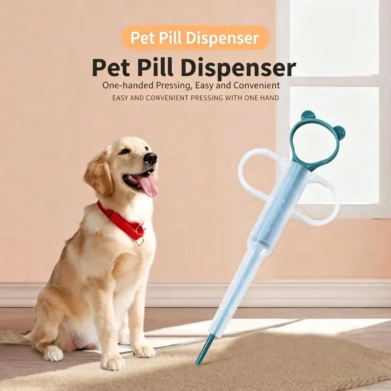 Pet Pill Dispenser  With Soft Tip, Cat Dog Medicine Dispenser Shooter With Ergonomic Plunger, Small Animal Feeding Tool - 5
