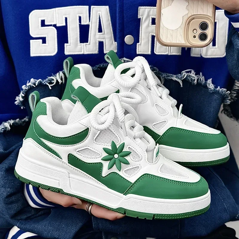 Top Men Casual Fashion Luxury Designer Black Outdoor Sport Skateboarding Shoes Male White Trainers Plate-forme Sneakers_vogvips.com