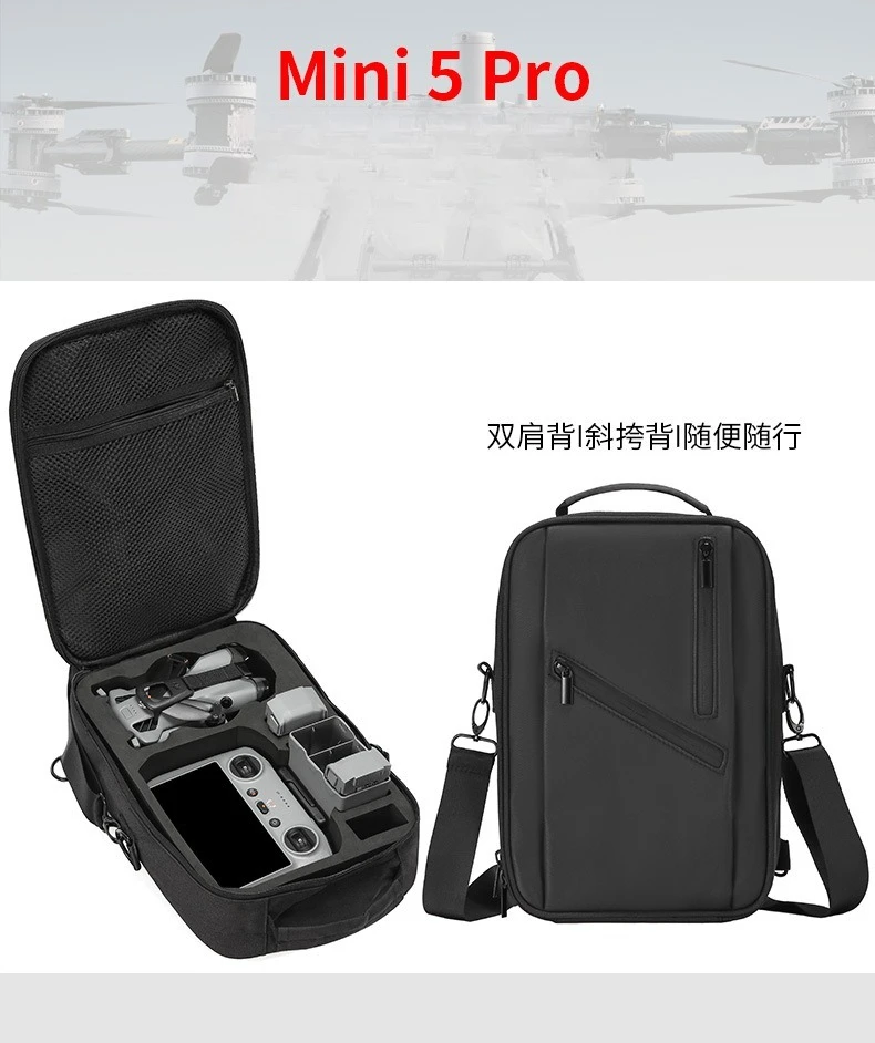 Sac à dos étanche pour drone DJI Mini 5 Pro, accessoires tout-en-un