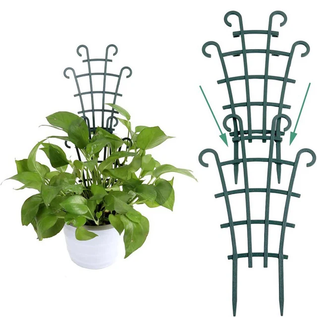 Plastic Plant Support Pile Frame Vines Garden Vines Climbing Stake Stand Flower Potted Rack Fixed Rod Greenhouse Arrangement New 3