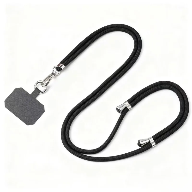 2-in-1 Crossbody Lanyard & Necklace Strap - Universal Adjustable Phone Holder with Secure Anti-Loss Clip for Outdoor/Travel