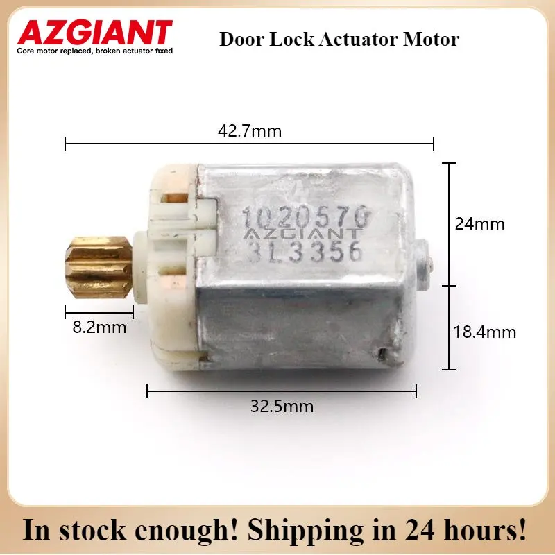 

For Fiat 500/ 595/695 500C/595C/695C/500L Motor 12V Micro DC 8T gear 1020570 in Central Door Lock Motor repair replacement new