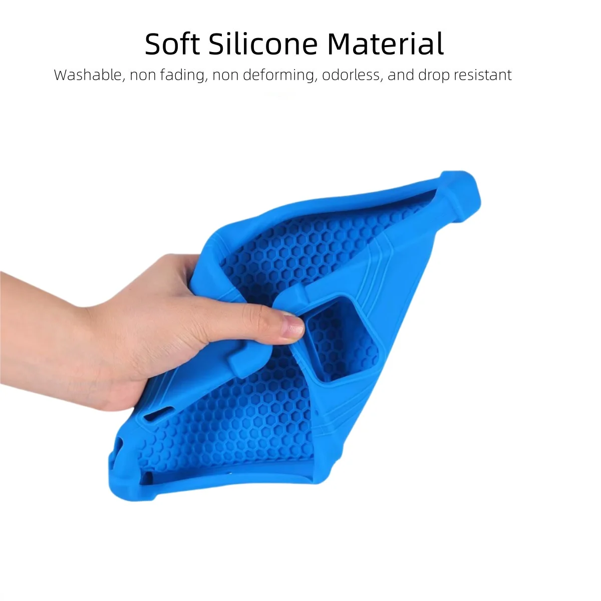 Shockproof Multi-Angle Stand Silicone Protective Tablet Case, 8.7 Inch