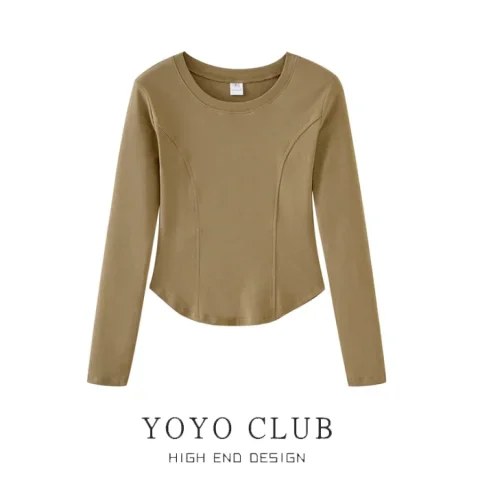 Khaki-long sleeves