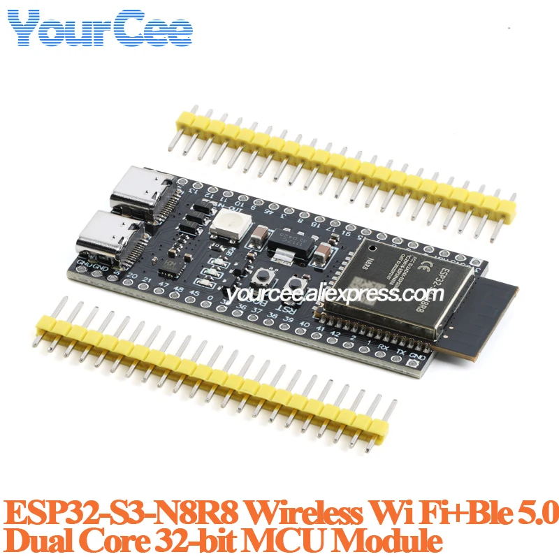 ตัวเลือกสินค้า บอร์ดพัฒนา ESP32-S3 Wi-Fi Bluetooth 5.0 32-bit