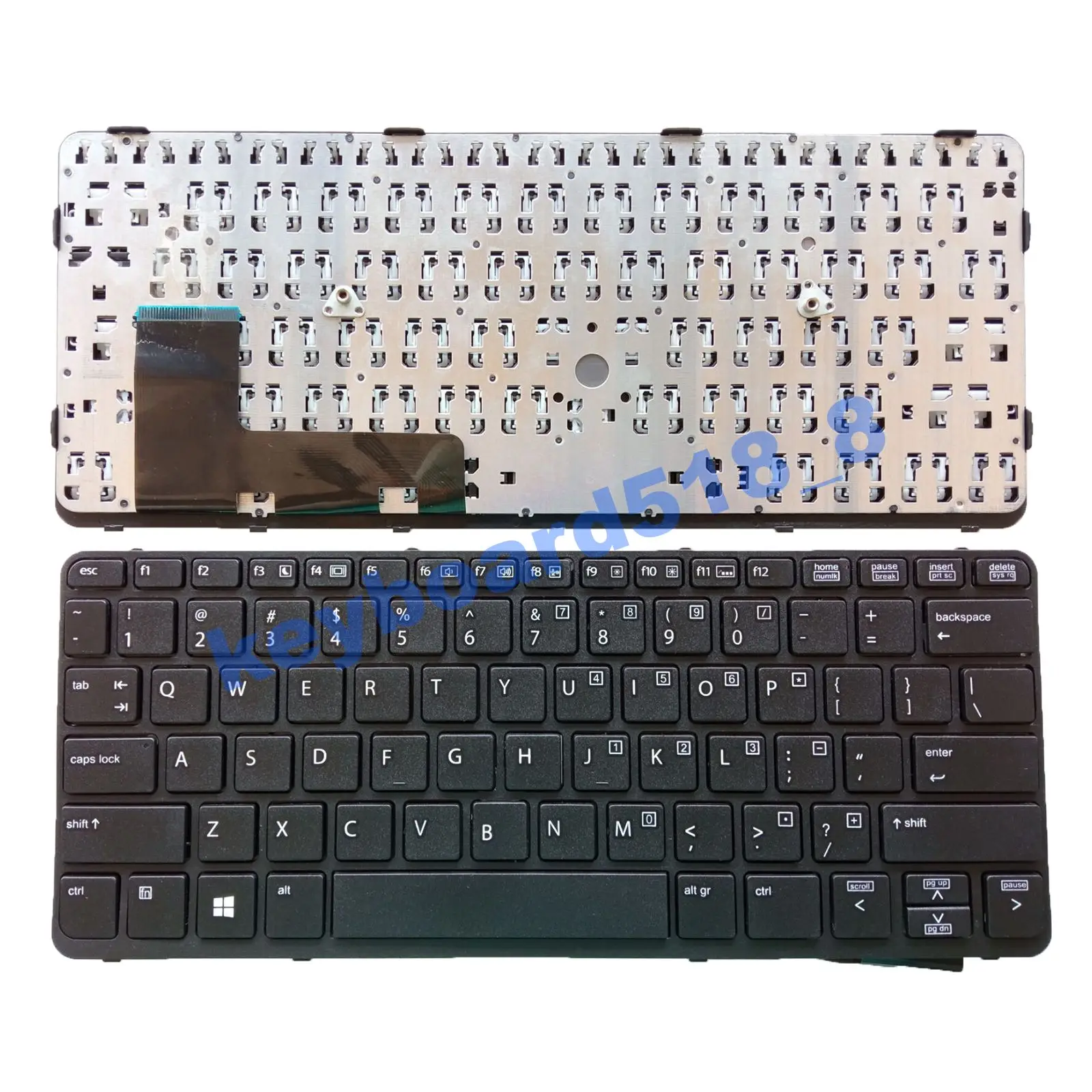 

Клавиатура с черной рамкой для HP Elitebook 820 G1 820 G2 720 G1 720 G2 725 G1 G2