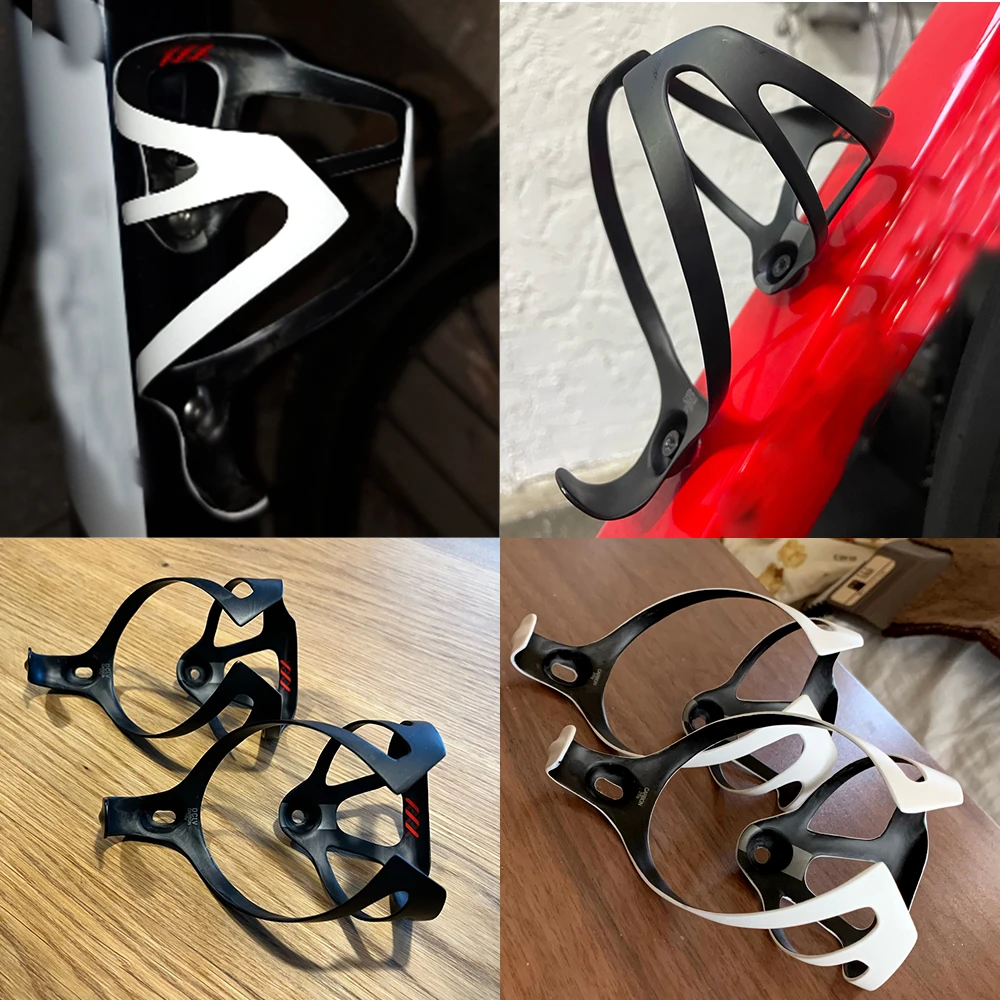Bicycle Water Bottle Cage, Bicycle Bottle Holder, Water Bottle Holder RXL SL Bike Carbon Bottle Cage 20g Water Bottle Holder UD Matte Black/White Carbon Cycling Holders