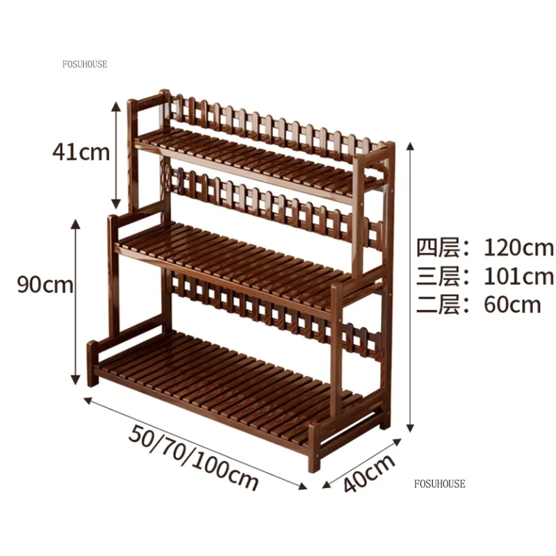 Modern Balcony Plant Shelves Multi-layer Stepped Succulent Display Stand Outdoor Courtyard Movable Floor-standing Flower Stand C