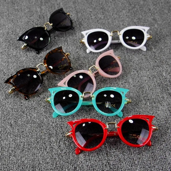 Kids Sunglasses Girls Brand Cat Eye Children Glasses Boys UV400 Lens Baby Sun Glasses Cute Eyewear Shades Goggles Fashion Gafas