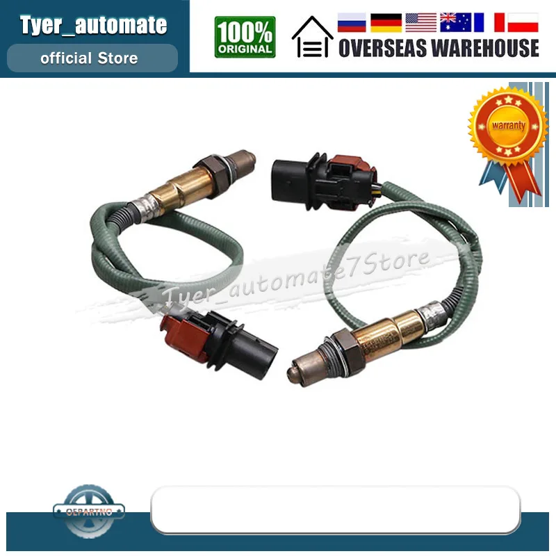 2Pcs Upstream Oxygen Sensor O2 Sensor For Ford Edge Escape Explorer Fusion Taurus Lincoln MKC MKT MKZ E1GA-9Y460-GA 